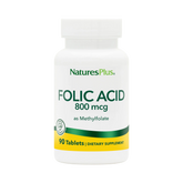 NaturesPlus, Folic Acid as Methylfolate, 800 Mcg, 90 Tablets